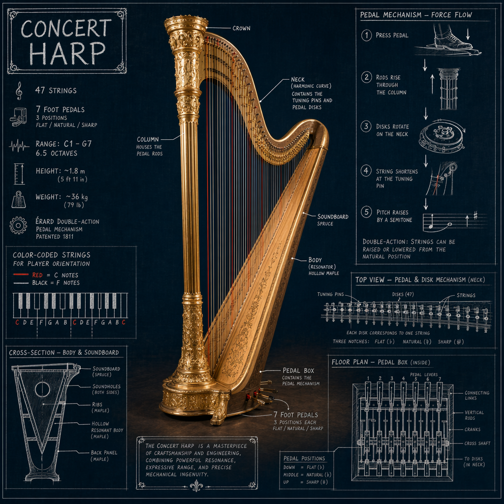 Concert Harp