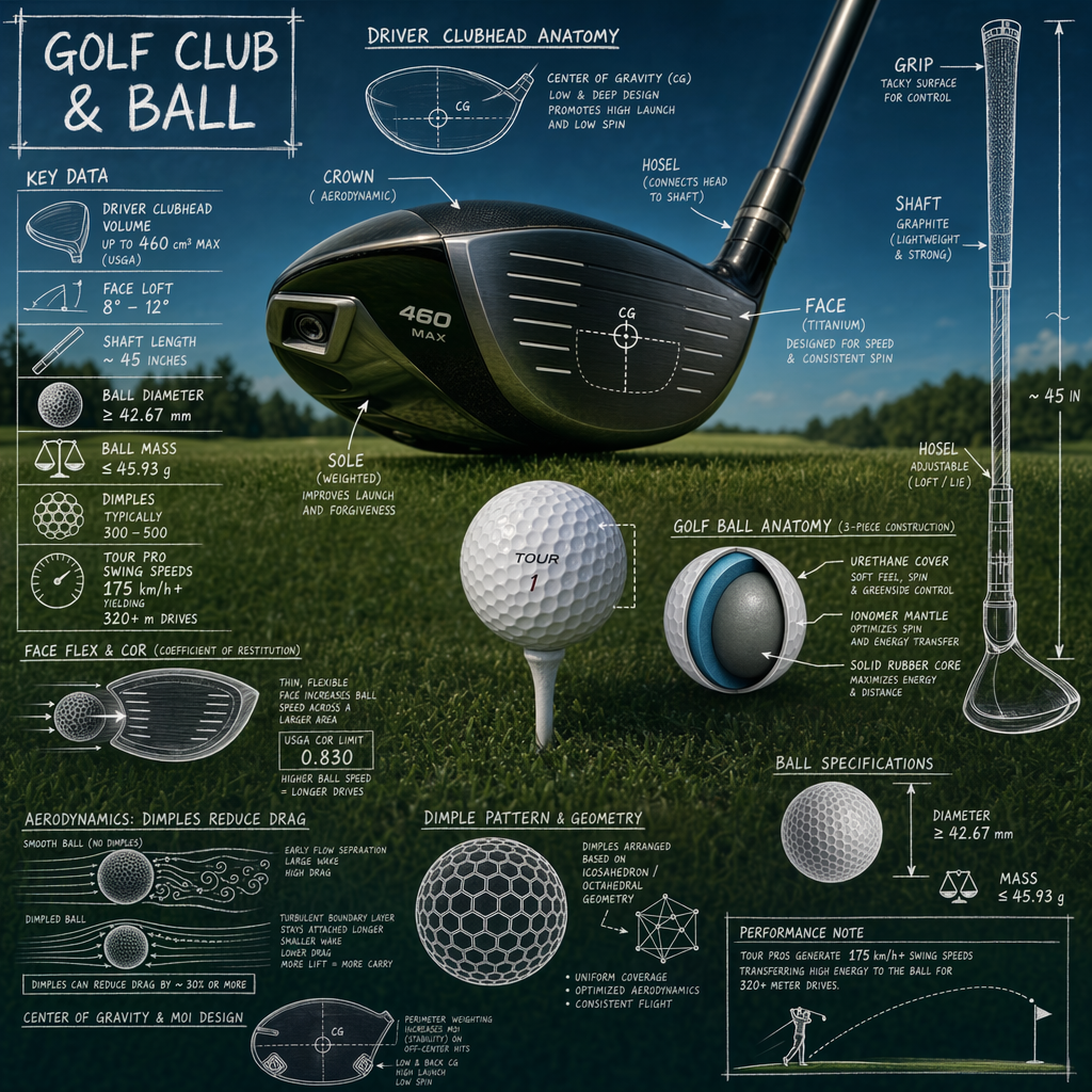 Golf Club & Ball